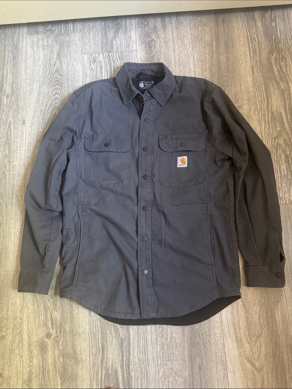 Carhartt Men's dark gray Workshirt Jacket